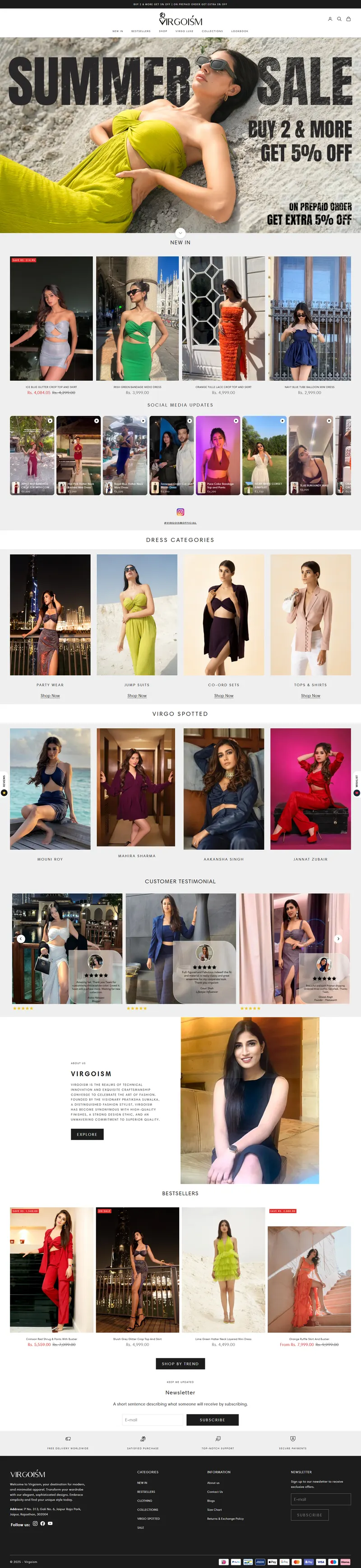 Virgoism website